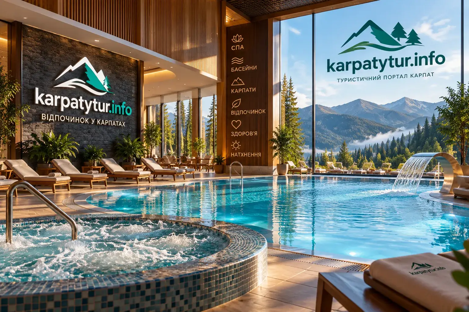 В SPA, басейн, терми, сауну, чан без незручних ситуацій